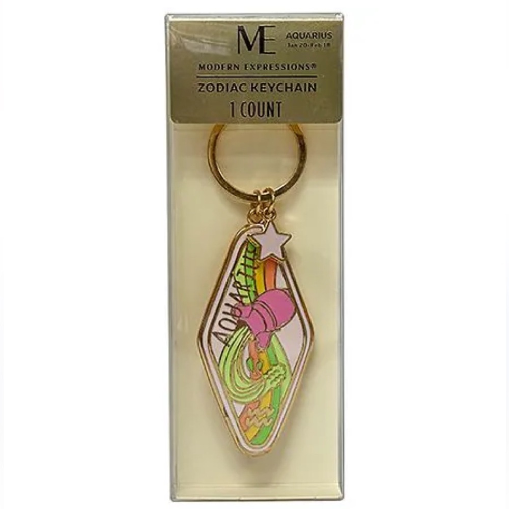Modern Expressions Zodiac Keychain